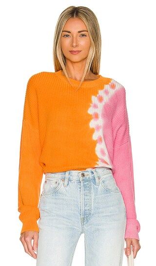 Eva Cropped Crew Neck Pullover in Palmetto | Revolve Clothing (Global)