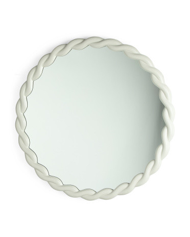 32in Agnes Round Rope Mirror | TJ Maxx