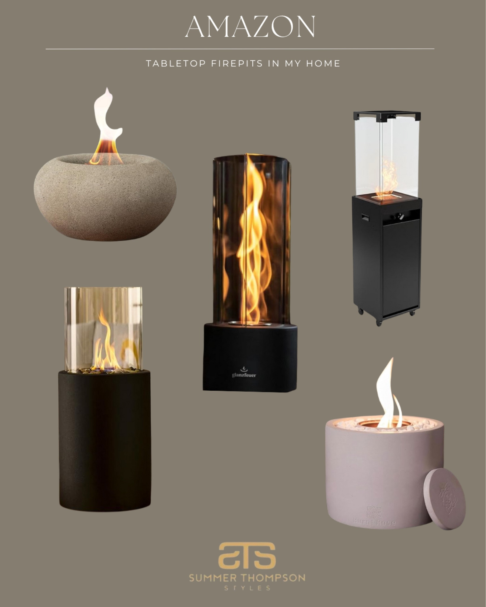 Amazon Tabletop Fire-pits In My Home

Here’s a roundup of my favorite Amazon tabletop firepits that I love having in my home! 🔥✨ These stylish and cozy firepits add a warm ambiance to any space. Shop my top picks and bring that perfect glow to your home! 

#HomeDecor #TabletopFirepits #AmazonFinds #CozyHome #FirepitStyle #InteriorDesign #WarmAmbiance #HomeInspo #LTKHome 


#LTKStyleTip #LTKU
