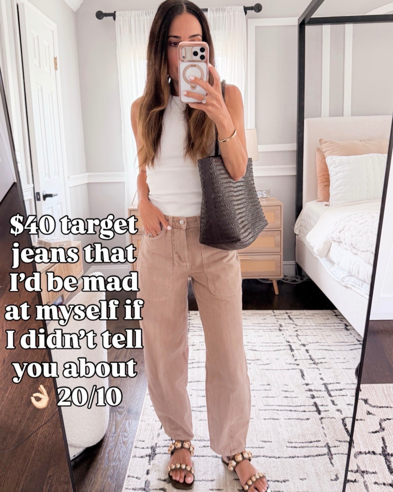 $40 Target jeans that I’d be mad at myself if I didn’t tell you about 🤌🏻 20/10

#LTKOver40 #LTKSeasonal #LTKootd