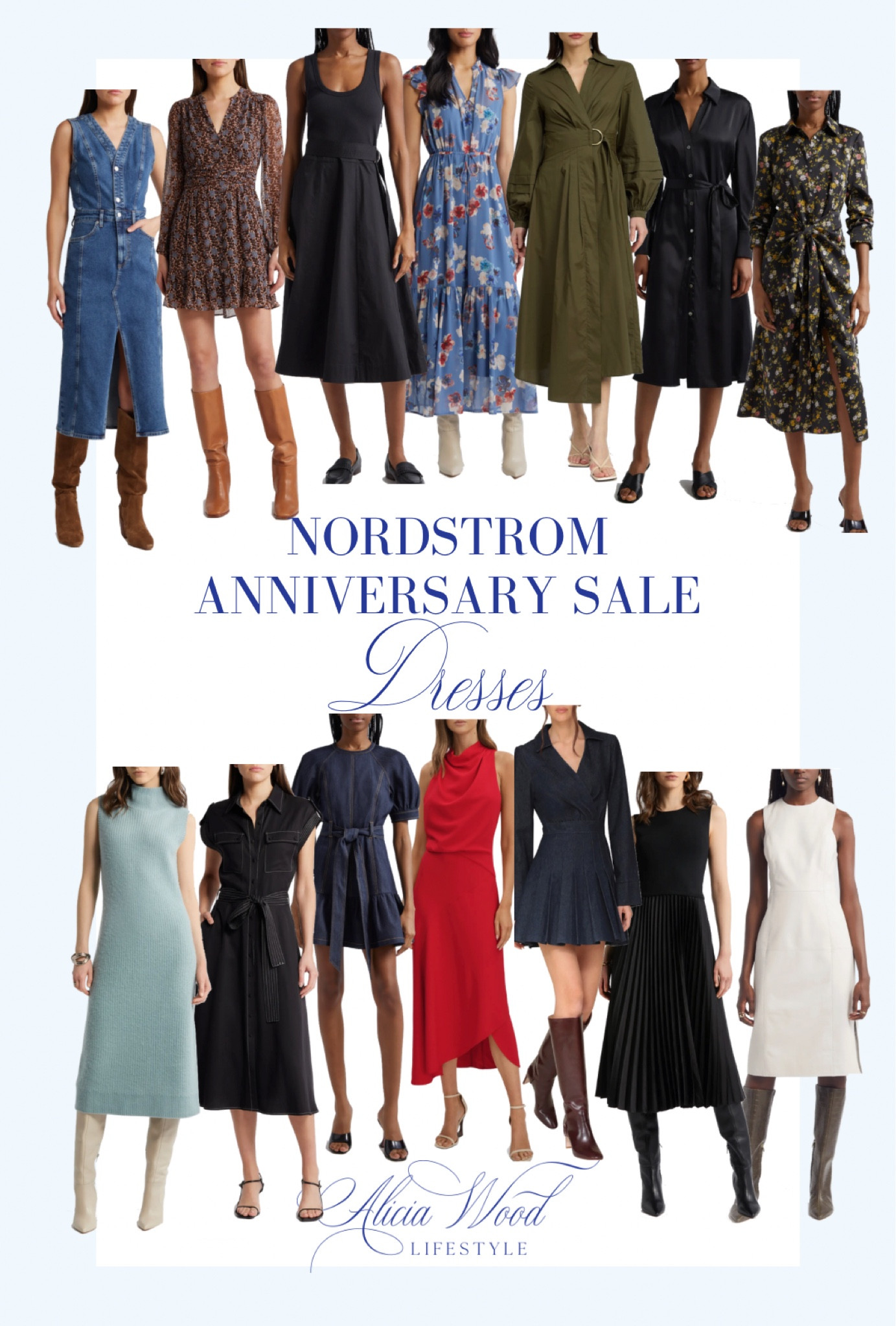 NORDSTROM ANNIVERSARY SALE 
DRESSES

Veronica beard mixed media midi dress
Floral midi dress
Long sleeve en saison midi dress
Sleeveless cashmere Mich neck dress
Long sleeve mini dress 
Belted cap sleeve midis dress
Cowl neck sleeveless red midi dress
Pleated long sleeve mini dress
Long sleeve neck belted dress
Floating daisies midi dress
Leather sheath
Sleeveless denim midis dress

#LTKxNSale #LTKStyleTip #LTKSummerSales