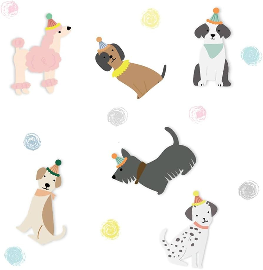 24PCS Pet Dog Cupcake Toppers, Pet Dog Themed Birthday Party Supplies,Baby Shower Party Decoratio... | Amazon (US)