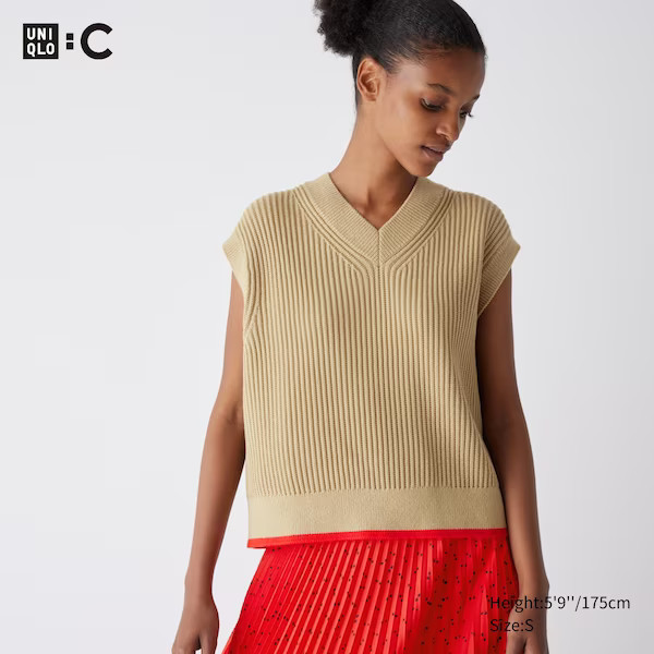 V-Neck Sweater Vest | UNIQLO (US)
