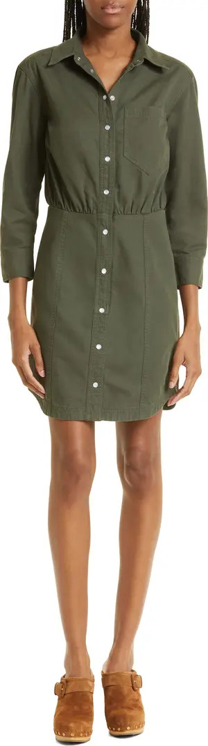 Veronica Beard Keston Cotton Twill Shirtdress | Nordstrom | Nordstrom