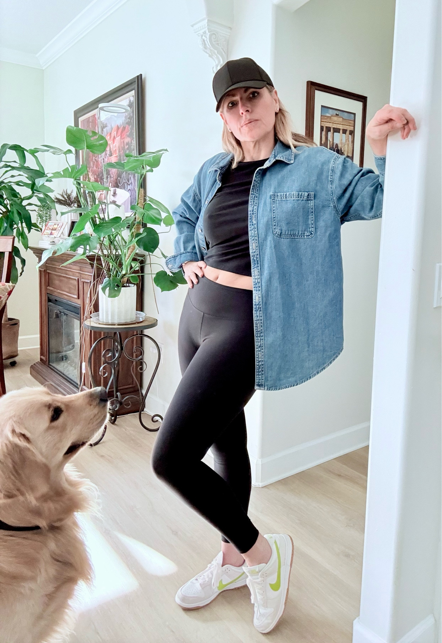 Walking the dog outfit . 

#LTKMostLoved #LTKActive #LTKOver40