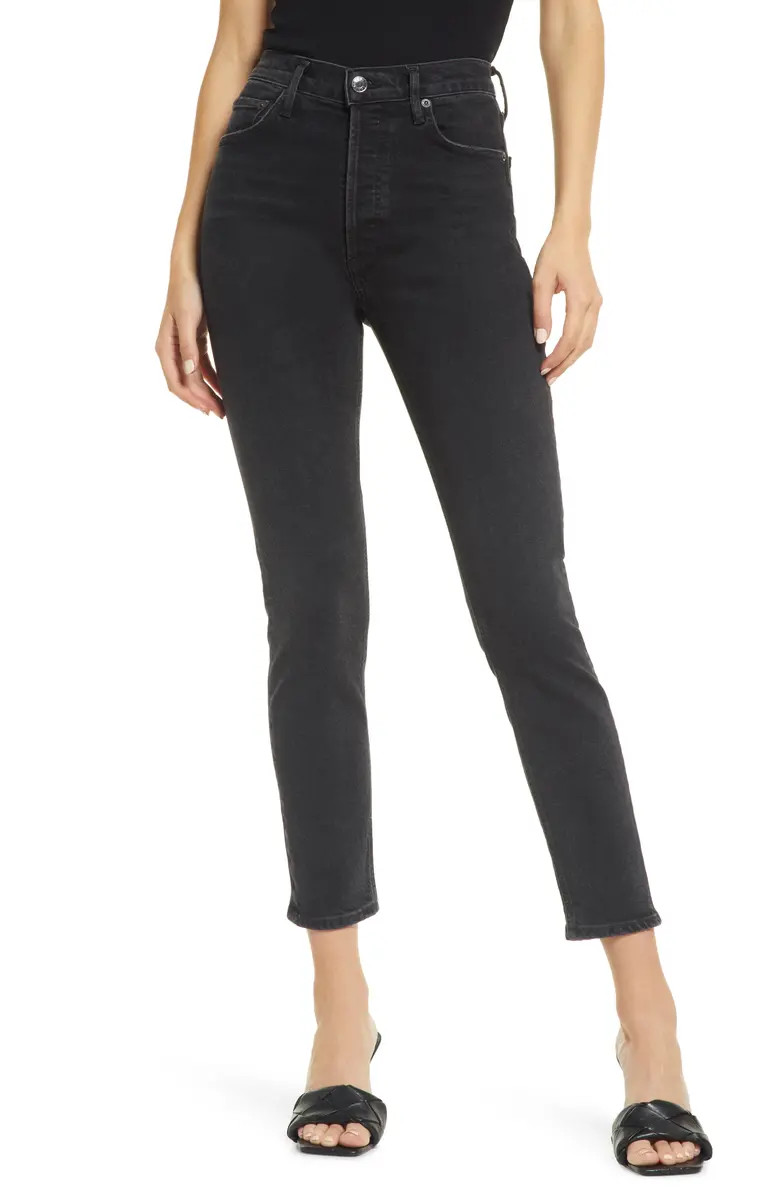 AGOLDE Nico High Waist Ankle Slim Fit Jeans | Nordstrom | Nordstrom