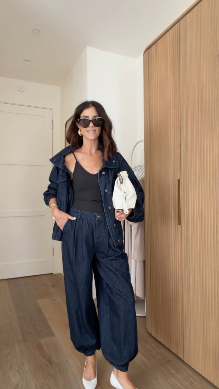 What do we think? I’m loving this denim on denim matching set! I’m just shy of 5-7” wearing the size M jacket from more of an oversized fit and XS pants from @Target #stylinbyaylin #aylin #matchingset

#LTKootd #LTKgrwm #LTKOver40