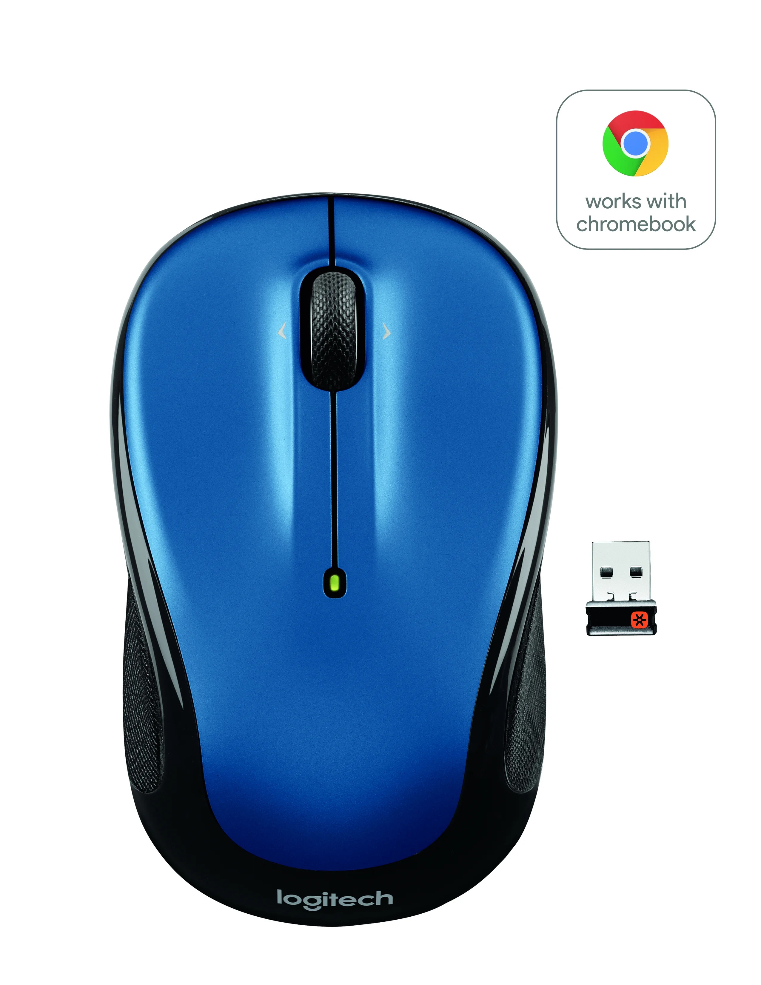 Logitech Compact Wireless Mouse, 2.4 GHz with USB Unifying Receiver, Optical Tracking, Blue | Walmart (US)