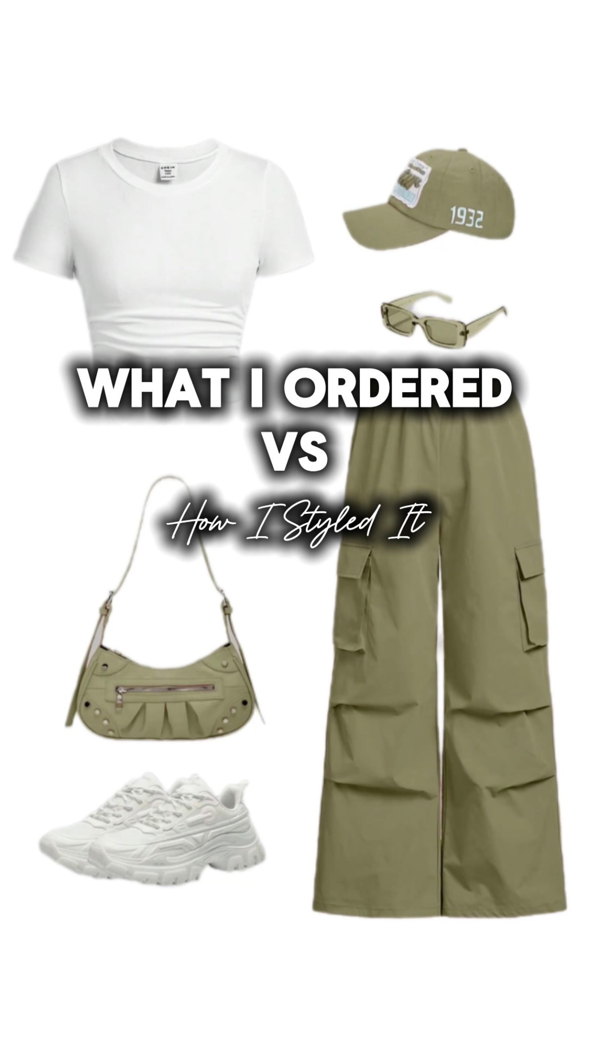 What I ordered vs how I styled it✨
A lil chill, a lil cute, and all me 😌

It’s the effortless slay for a regular day comfy but still giving! 💚

Would you rock this fit or remix it your way? 👀✨

#OOTD #AmazonFinds #SheinStyle #BlackGirlStyle #StreetStyleInspo #CasualChic #NeutralAesthetic #CargoPantsFit #EverydaySlay #StyleDiaries #AmazonFashionFinds #SheinHaul #ComfyCute #OOTDInspo #StyleWithMe

Amazon fashion finds, Shein haul, black girl outfit inspo, casual streetwear, trendy cargo pants, neutral outfit aesthetic, comfy cute fit, everyday slay, white crop top outfit, outfit ideas

#LTKSeasonal #LTKMidsize #LTKStyleTip
