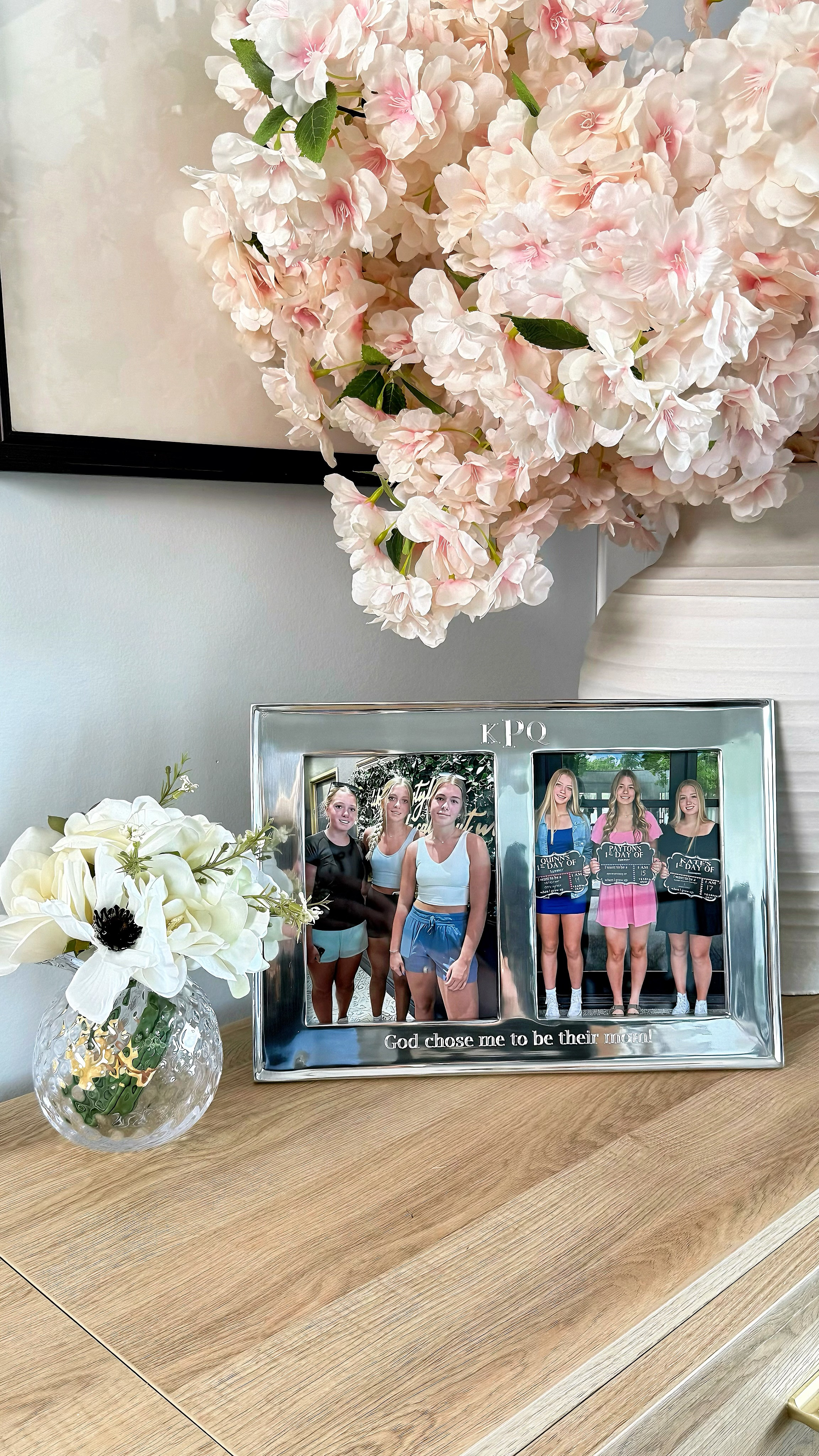 Looking for the perfect Mother’s Day gift?  I found it with this stunning personalized Mariposa frame, engraved with my daughters’ initials and my favorite quote! Mariposa shipped it directly to me, beautifully packaged with the photos already added—ready to gift!  Order online and send it straight to Mom. Explore Mariposa’s gorgeous home decor, glassware, and more for all your gifting needs!  #MothersDay #MariposaGifts #GiftIdeas #mariposagift #mariposagift #ad 

 

#LTKGiftGuide #LTKHome #LTKFamily