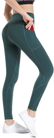 ALONG FIT High Waisted Leggings with Pockets Yoga Pants for Women Workout Tummy Control | Amazon (CA)