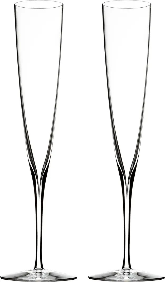 Waterford Elegance Set of 2 Fine Crystal Champagne Trumpet Flutes | Nordstrom | Nordstrom
