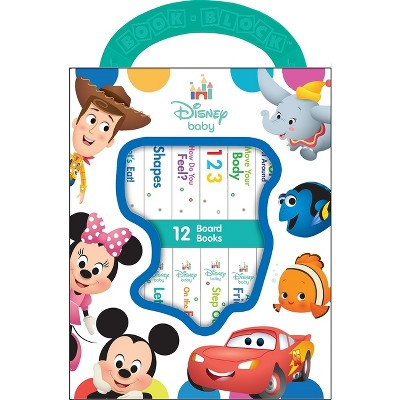 Disney Baby - My First Library 12 Board Book Block Set - by Phoenix | Target