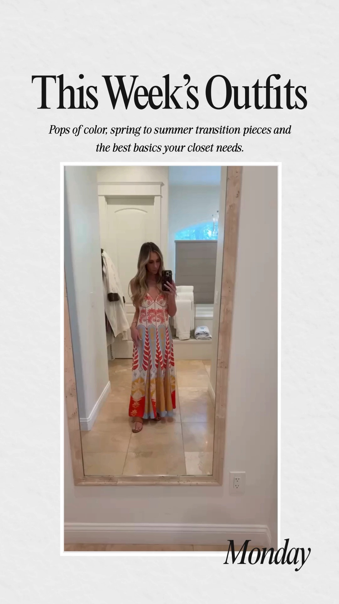 Monday’s OOTD! 

outfit inspo, summer dresses, wedding guest dress summer, summer outfits