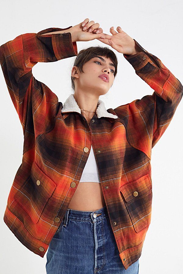 UO Chelsea Flannel Shirt Jacket - Assorted L at Urban Outfitters | Urban Outfitters (US and RoW)