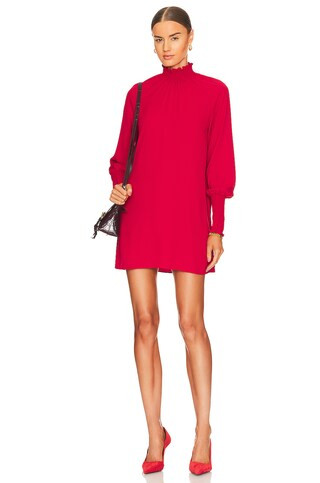 Amanda Uprichard Noemi Dress in Scarlet from Revolve.com | Revolve Clothing (Global)