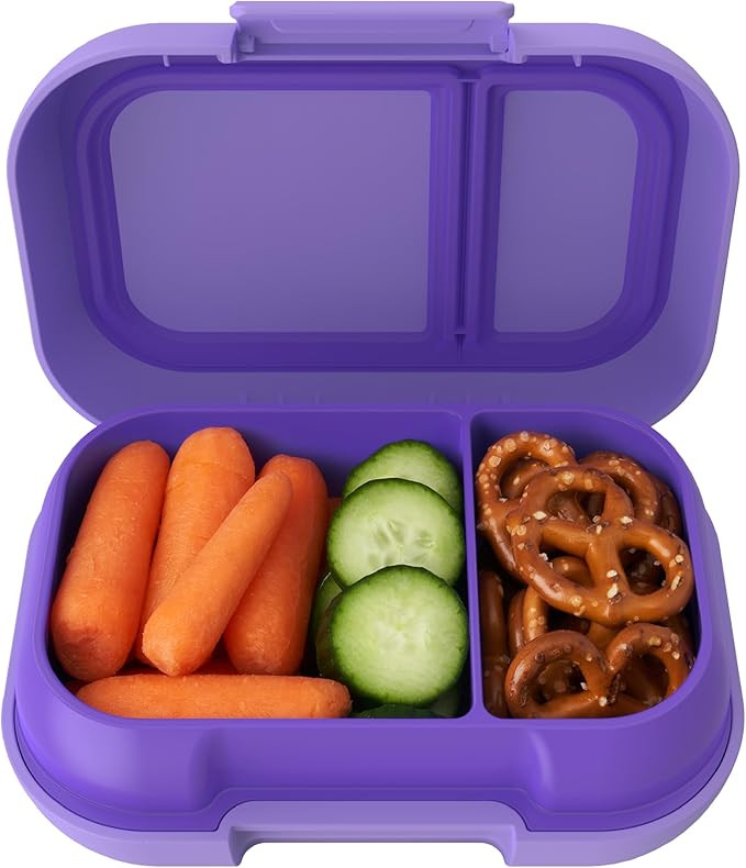 Bentgo Kids Snack - 2 Compartment Leak-Proof Bento Box Container for Snacks and Small Meals, Easy... | Amazon (US)