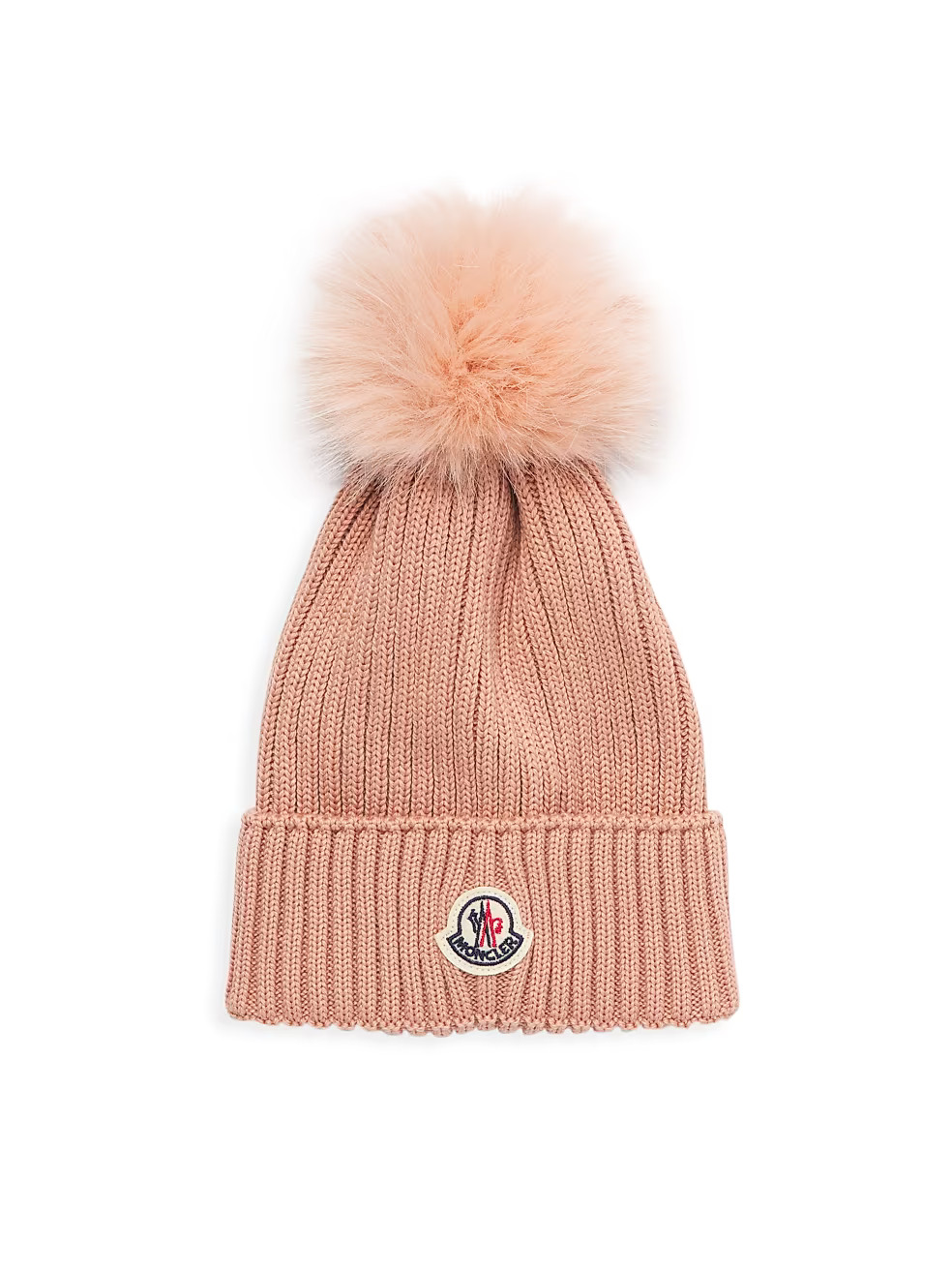 Rib-Knit Wool Pom-Pom Beanie | Saks Fifth Avenue