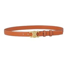 Fashionable Leather Skinny Waist Belt for Women - Adjustable Design, Perfect for Denim Dresses | Amazon (US)