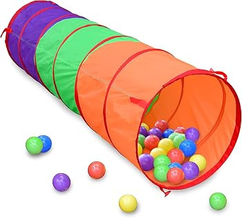 Kids Play Tunnel Tent for Toddlers, Colorful Pop Up Crawl Tunnel Toy for Baby or Pet, Collapsible... | Amazon (US)