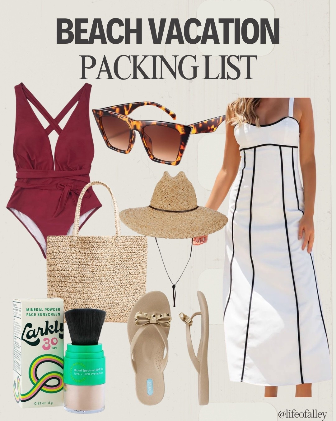 What to pack for your next beach vacation! 

#LTKTravel #LTKOver40 #LTKSwim