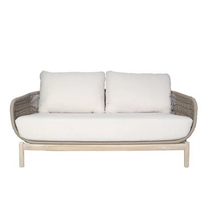 67" Acacia Outdoor Loveseat With Cushions | Wayfair North America