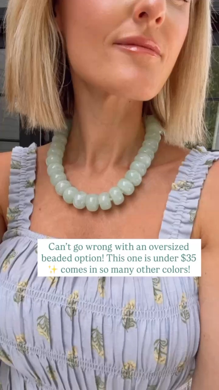 The perfect affordable beaded necklace for spring 💕

Loverly Grey, statement necklace, statement jewelry, statement accessories 

#LTKootd