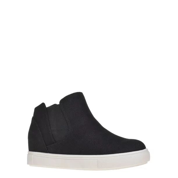 Time and Tru - Time and Tru Women's Sneaker Wedge Bootie, Wide Width Available - Walmart.com | Walmart (US)