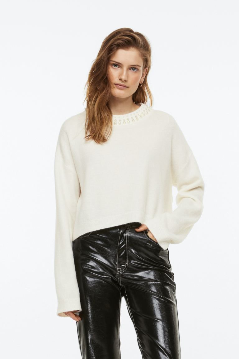 Beaded jumper | H&M (UK, MY, IN, SG, PH, TW, HK)