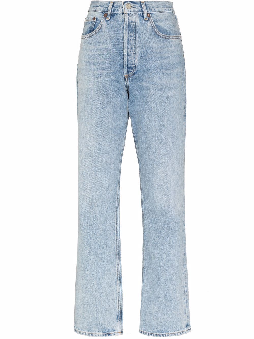 AGOLDE Lana straight-leg Jeans - Farfetch | Farfetch Global