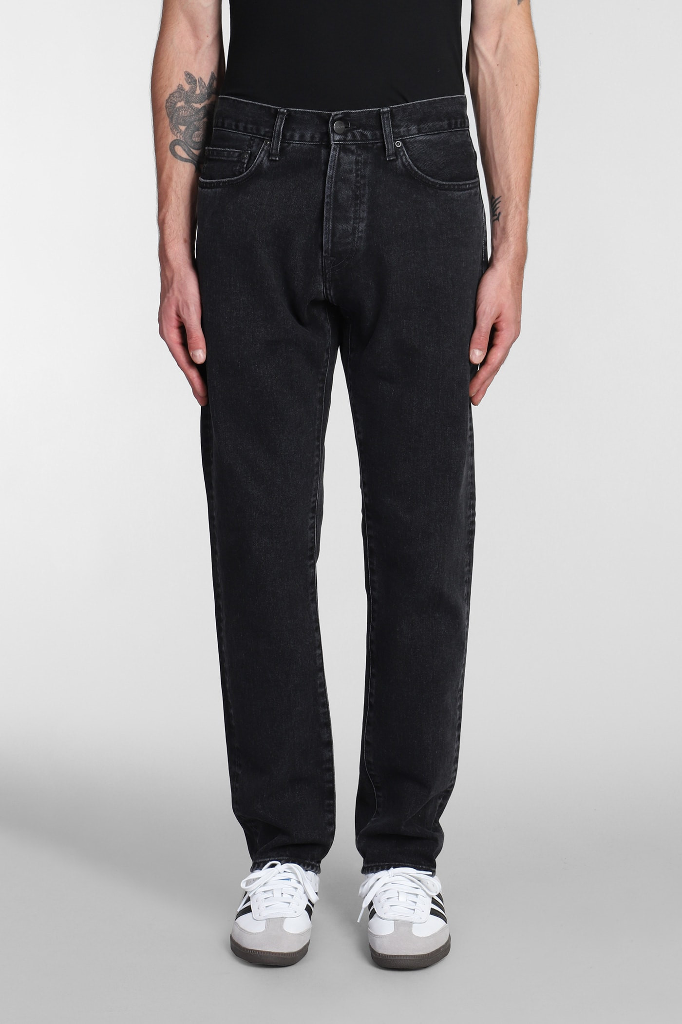 Carhartt Jeans In Black Cotton | Italist.com US