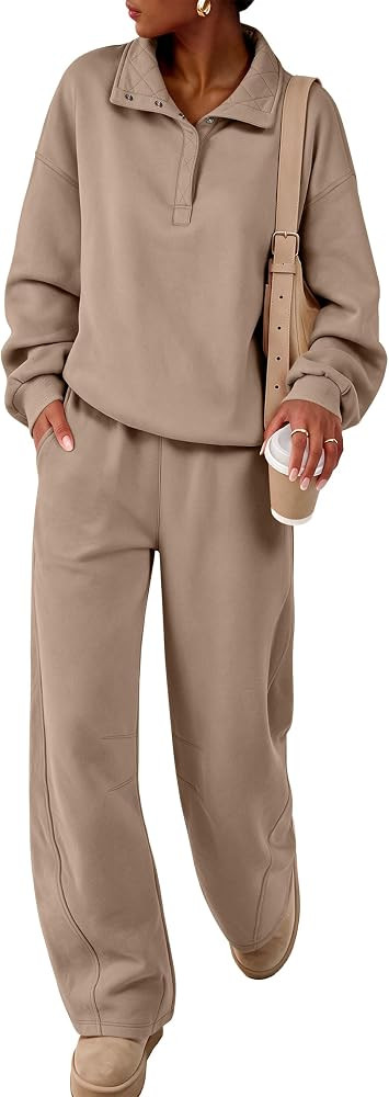 ANRABESS 2 Piece Set for Women Fall Outfits Sweatsuits | Amazon (US)