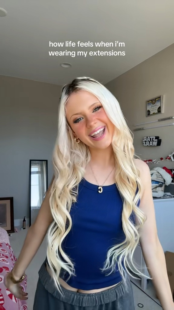 i just LOVE my extensions so much🤍 these are made with real human hair, so you can put heat on them as well! i do recommend using heat protectant & hair spray to help minimize damage & amount of times needed to restyle. i’ll tag my favs!! these come with 7 different clip ins, so you can use as few or as many as you need to achieve the desired look! i’m wearing shade #60 in the 22 in, but check all of the colors to find your best match!

clip in extensions, hair extensions, hair care, hair products, amazon hair extensions, summer, spring, amazon gold jewelry

#LTKSeasonal #LTKFestival #LTKStyleTip