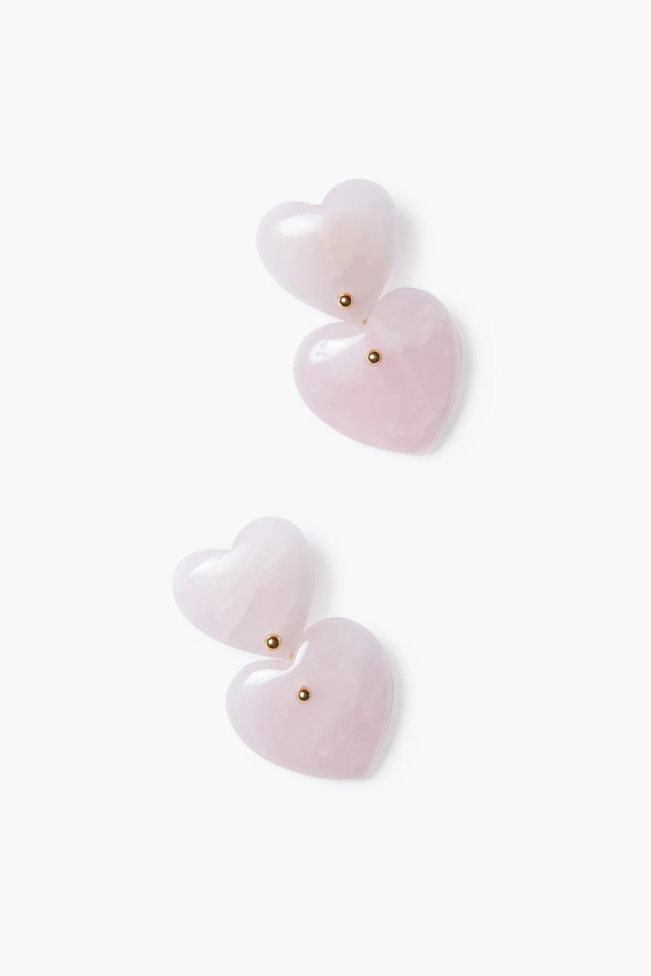 Orchid Pink Ellie Heart Earrings | Tuckernuck (US)