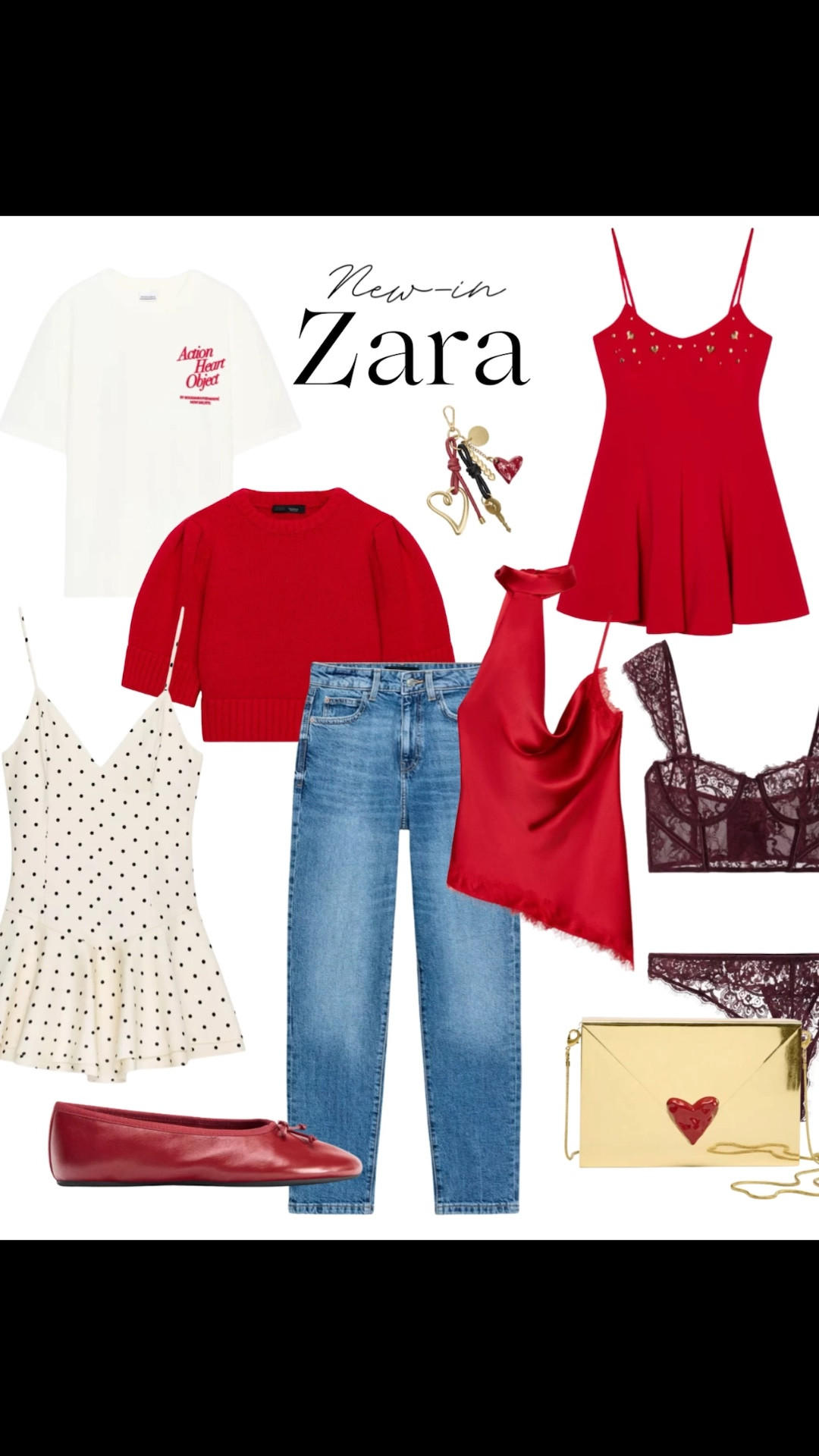 New-in Zara Valentine’s Day edit 💌🌹