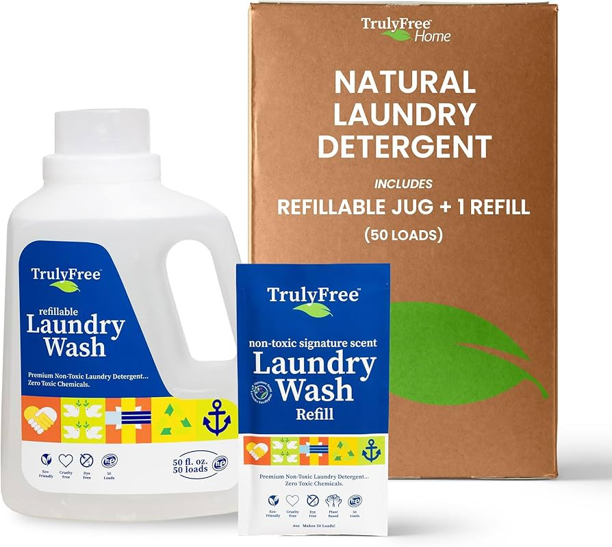 Laundry Detergent for Sensitive Skin | Gentle & Safe for Baby Clothes | Plant-Based | Easy to Dis... | Amazon (US)