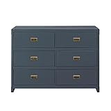 Baby Relax Miles, 6 Drawer Dresser, Graphite Blue | Amazon (US)