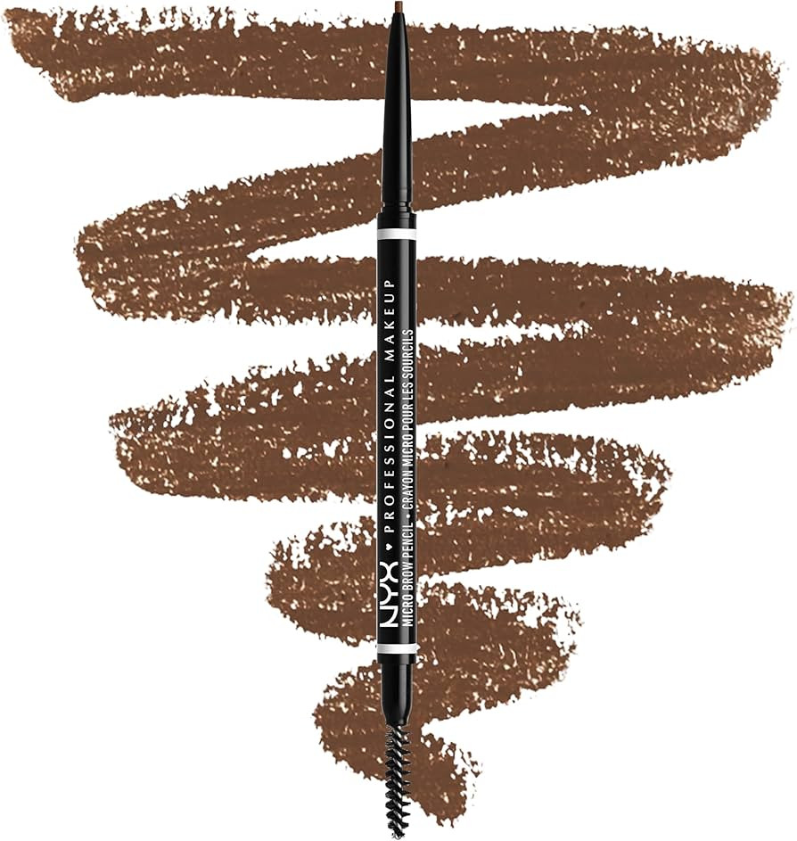 NYX Professional Makeup Crayon à Sourcils Micro Brow Pencil, Crayon Ultra-Fin Double-Embout avec... | Amazon (FR)
