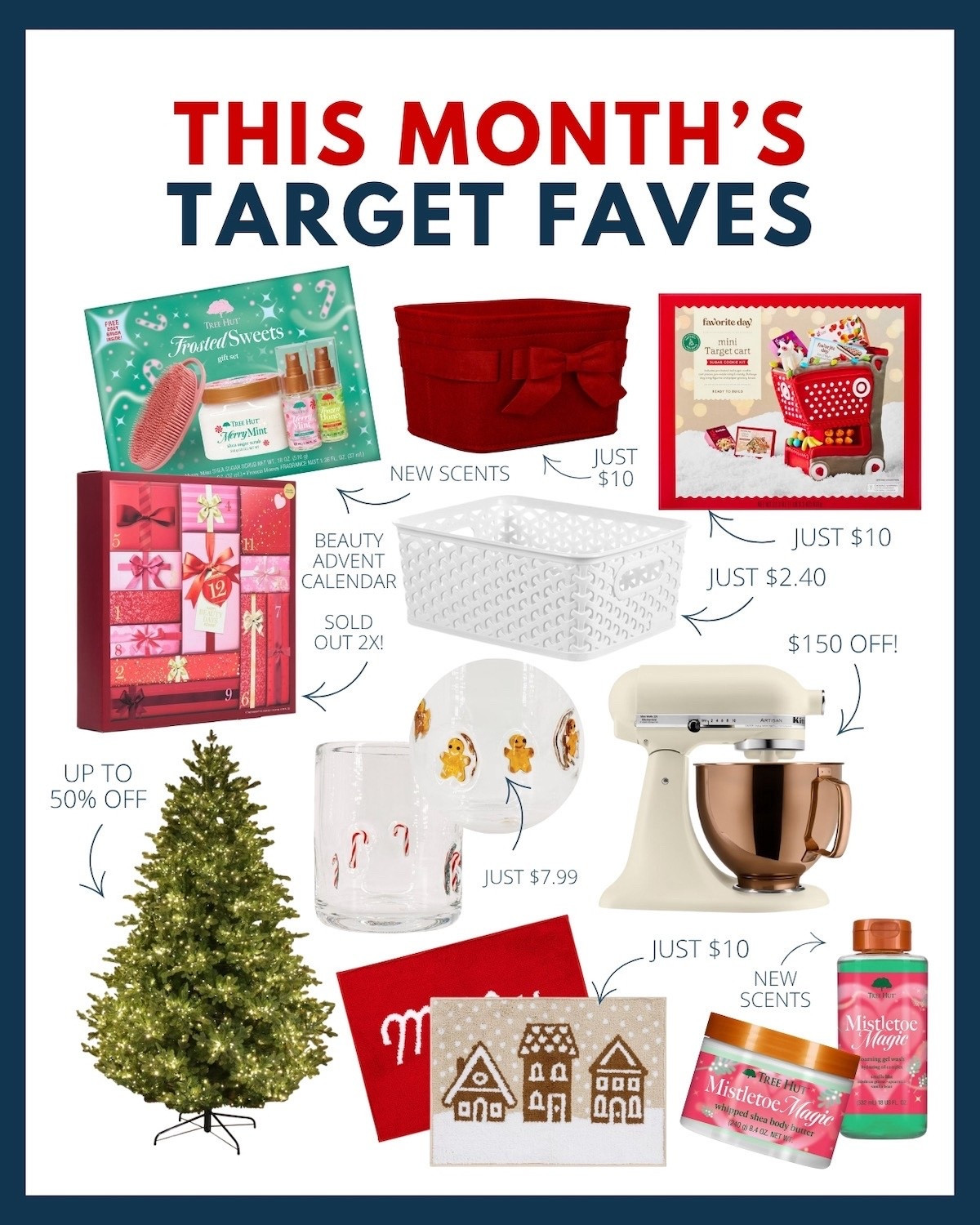 Our team has put together a list of the best finds at Target right now! From festive goodies to beauty lover must-haves. You’re not going to want to miss these! 😍🛍️

#LTKHoliday #LTKSeasonal #LTKHome