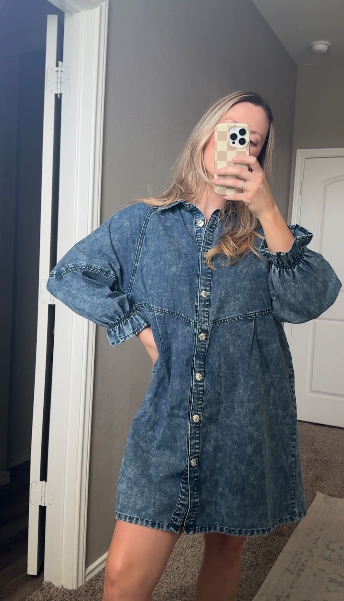 Love a Jean dress moment 

#LTKmomlife #LTKootd