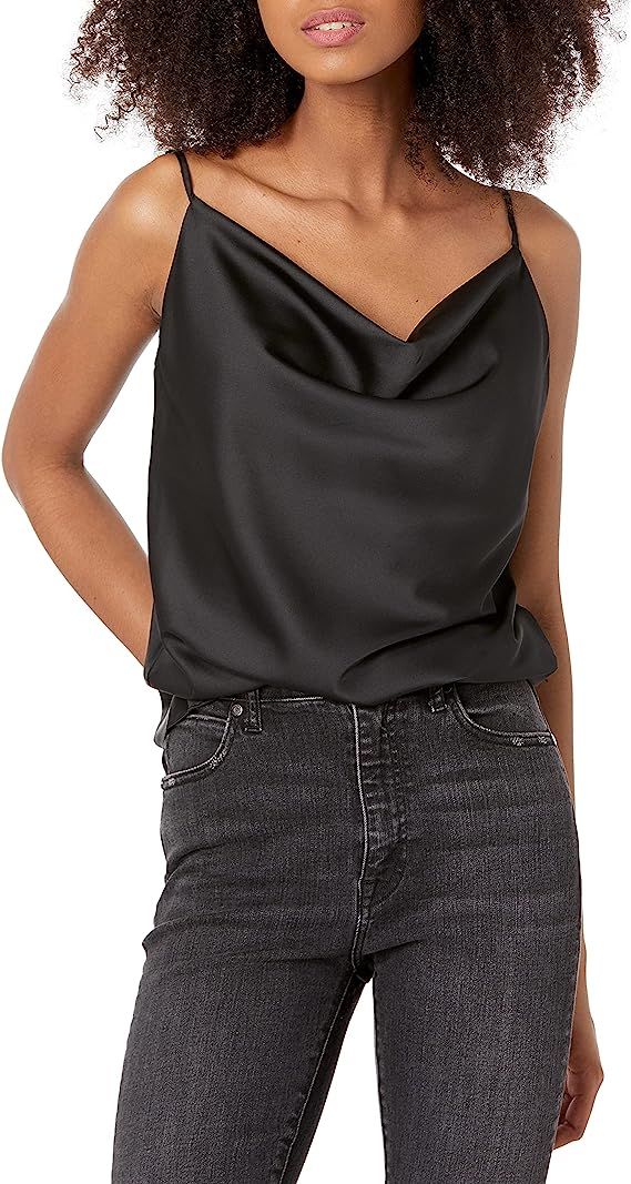 The Drop Women's Christy Cowl Neck Cami Silky Stretch Top | Amazon (US)