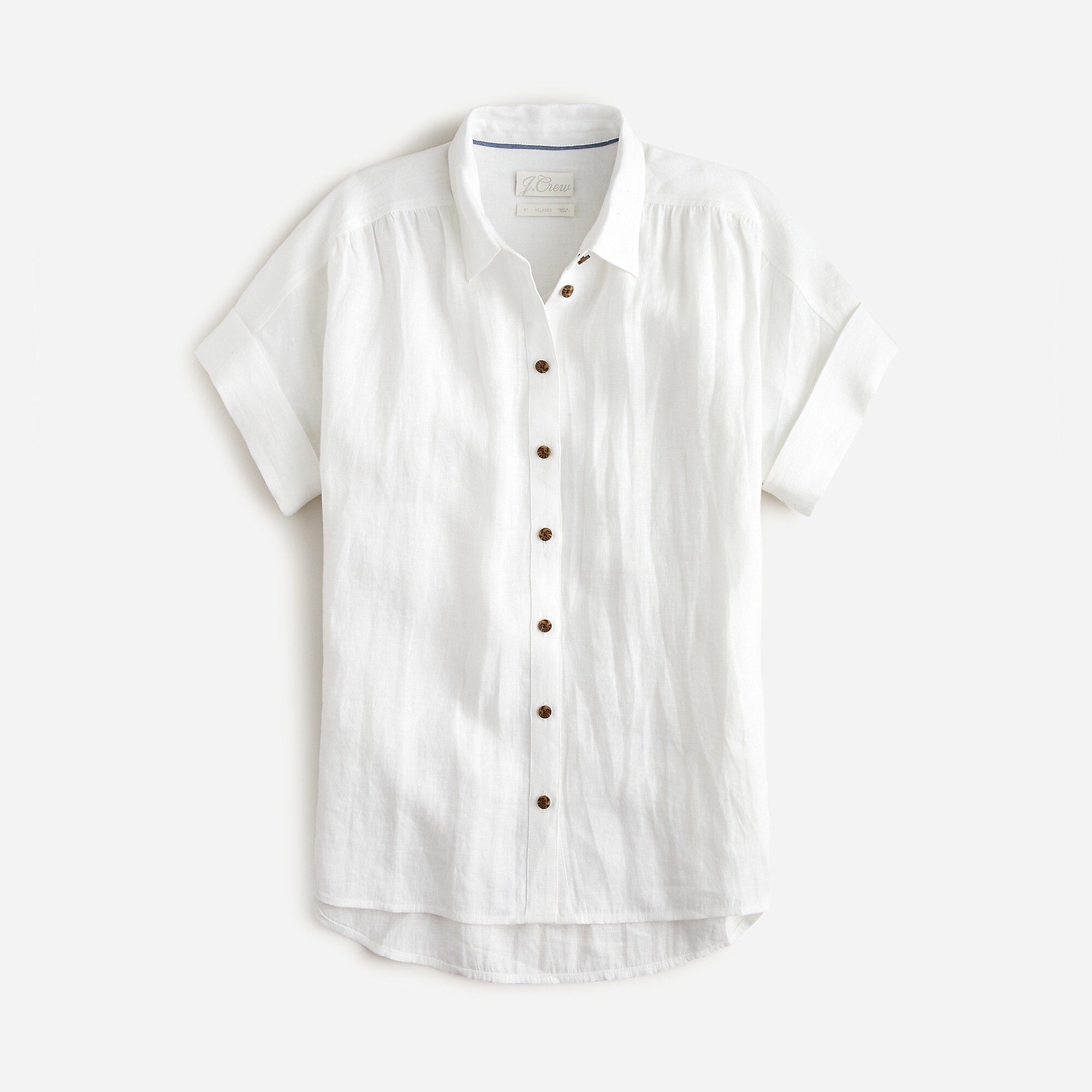 Relaxed-fit short-sleeve Baird McNutt Irish linen shirt | J. Crew US