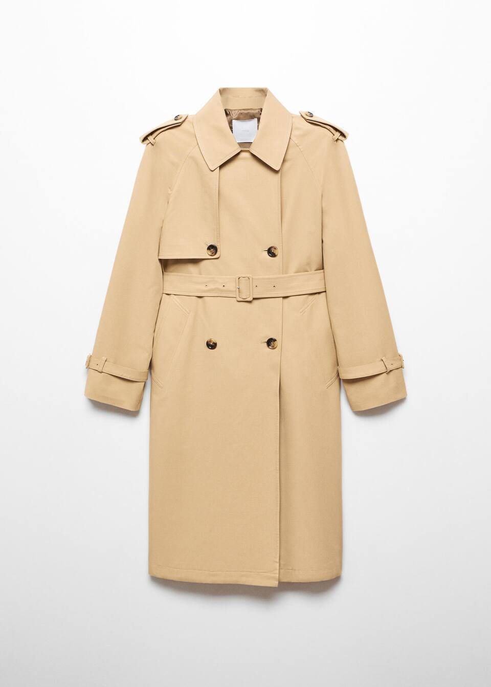 Belt flowy trench -  Women | Mango USA | MANGO (US)