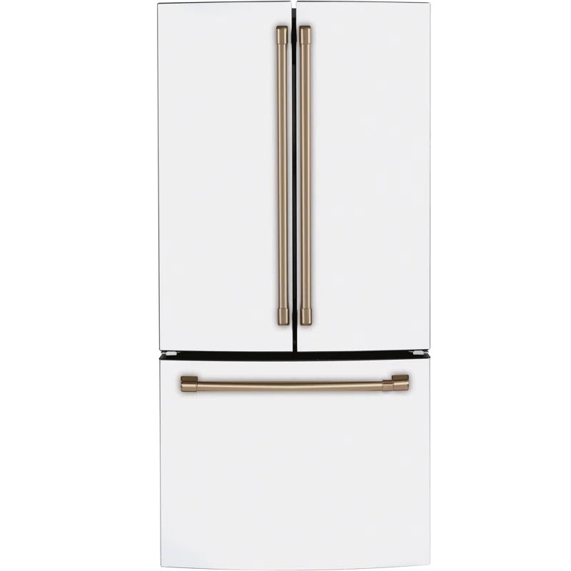 33" Counter Depth French Door 18.6 cu. ft. Smart Energy Star Refrigerator | Wayfair North America