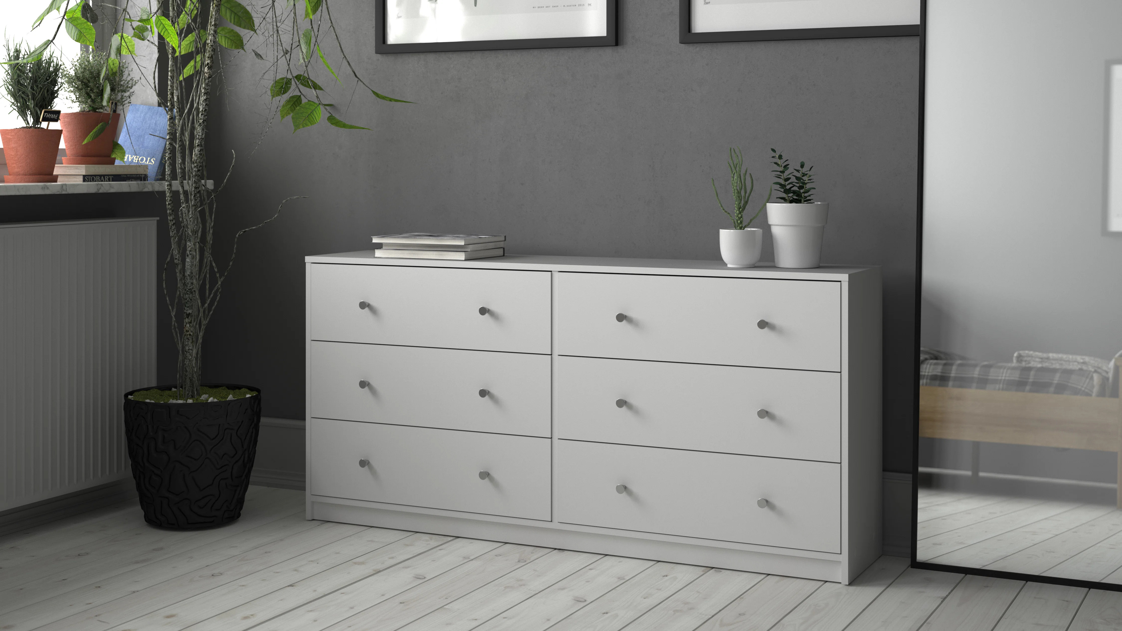 Clanton 56.34'' W 6 - Drawer Dresser | Wayfair North America