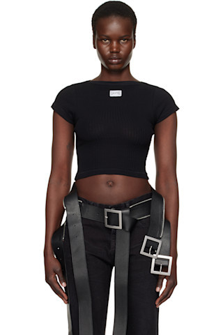 Jean Paul Gaultier - Black 'The Patch' T-Shirt | SSENSE