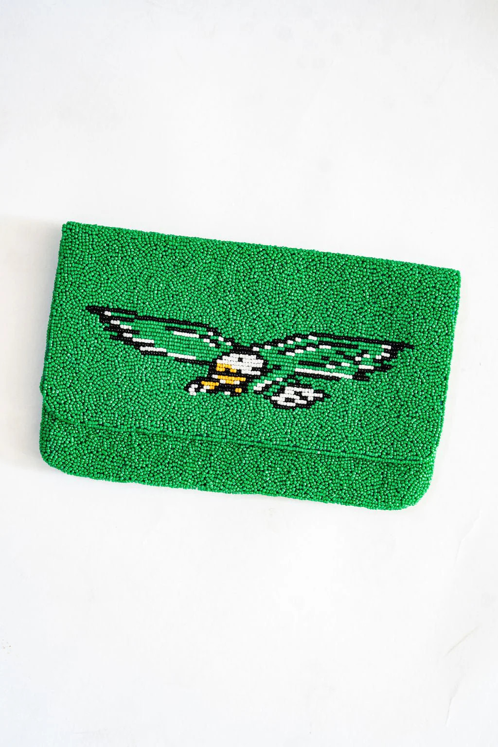 Eagles Bird - Green Beaded Clutch | Lisi Lerch Inc