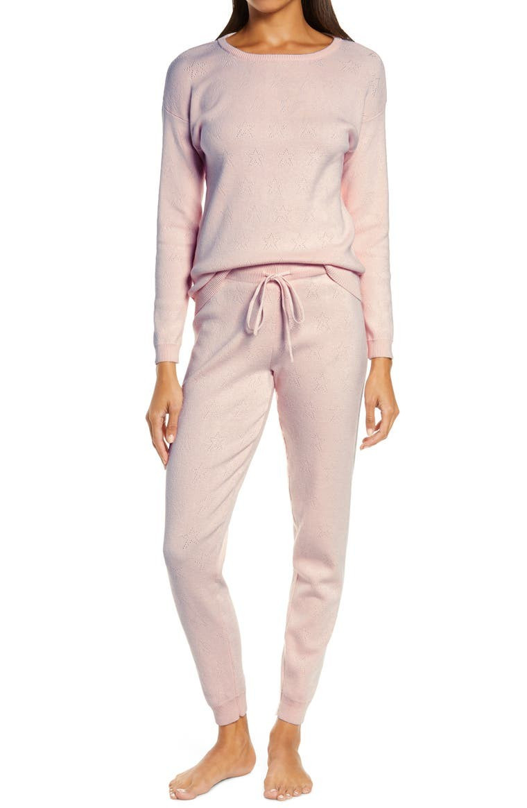 Pointelle Sweater Pajamas | Nordstrom