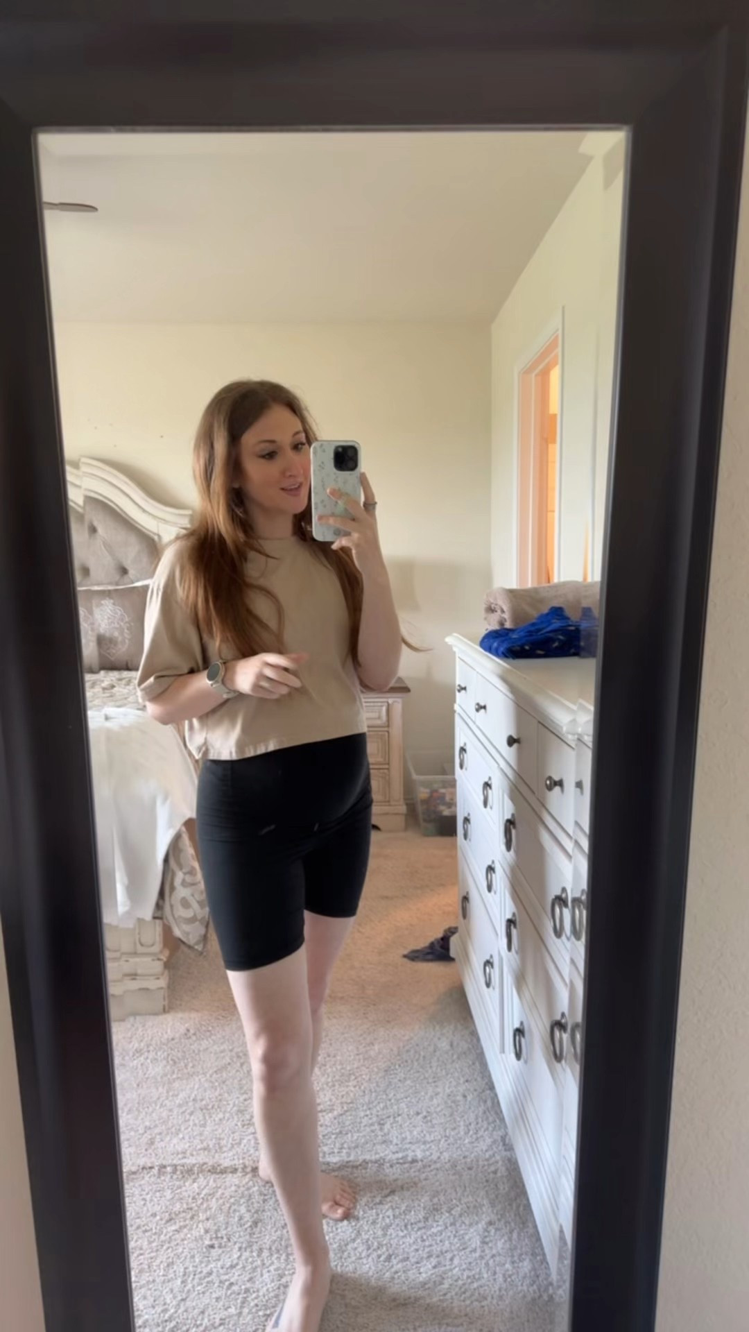 Maternity biker shorts // maternity shorts

#LTKBaby #LTKBump #LTKSaleAlert