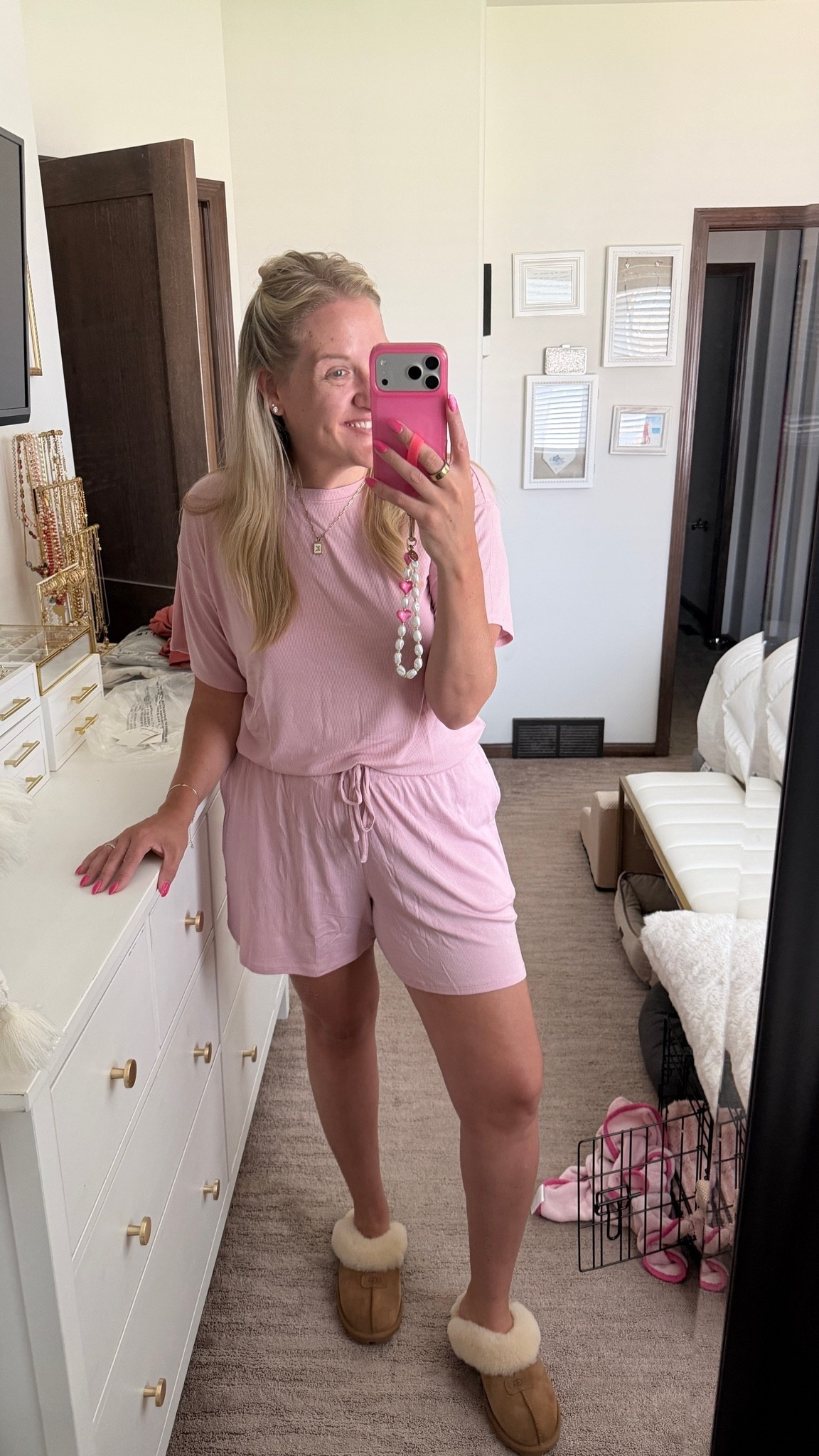 Perfect ribbed lounge set 💗
Wearing the xl 
#nordstromsale

#LTKSaleAlert